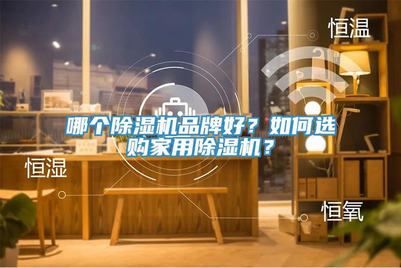 哪個(gè)除濕機品牌好？如何選購家用除濕機？