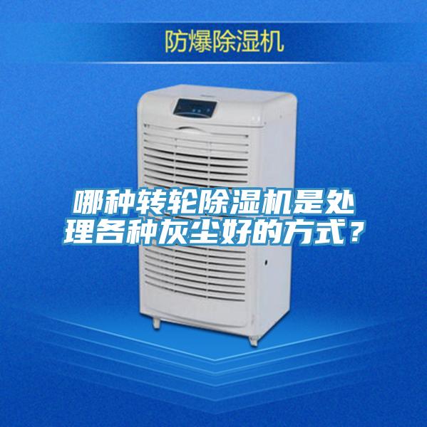 哪種轉輪除濕機是處理各種灰塵好的方式？