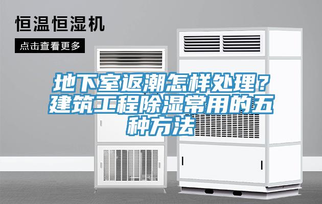 地下室返潮怎樣處理？建筑工程除濕常用的五種方法