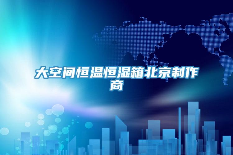 大空間恒溫恒濕箱北京制作商