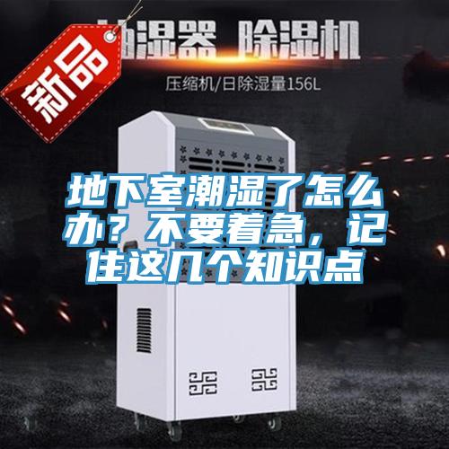 地下室潮濕了怎么辦？不要著(zhù)急，記住這幾個(gè)知識點(diǎn)