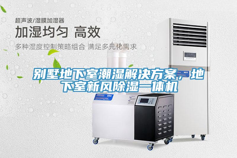 別墅地下室潮濕解決方案，地下室新風(fēng)除濕一體機