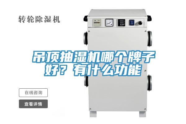 吊頂抽濕機哪個(gè)牌子好？有什么功能