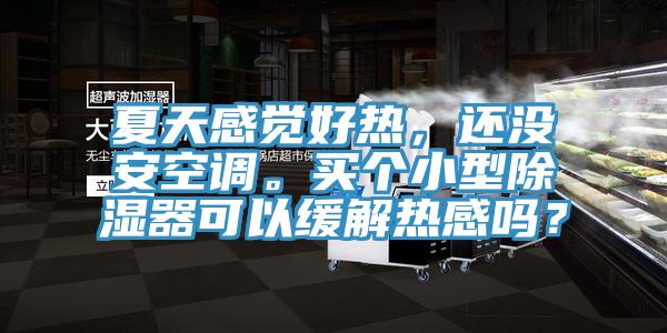 夏天感覺(jué)好熱，還沒(méi)安空調。買(mǎi)個(gè)小型除濕器可以緩解熱感嗎？
