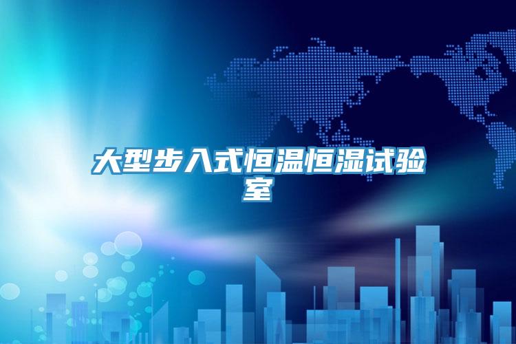 大型步入式恒溫恒濕試驗室