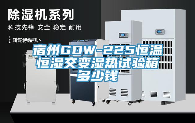 宿州GDW-225恒溫恒濕交變濕熱試驗箱多少錢(qián)