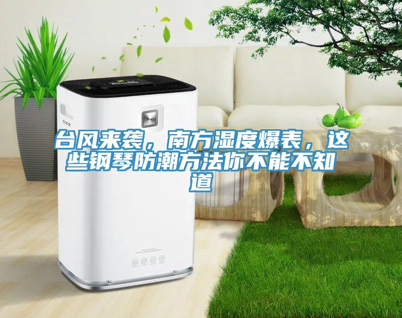 臺風(fēng)來(lái)襲，南方濕度爆表，這些鋼琴防潮方法你不能不知道