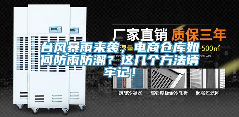 臺風(fēng)暴雨來(lái)襲，電商倉庫如何防雨防潮？這幾個(gè)方法請牢記！