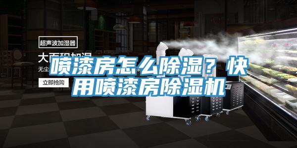 噴漆房怎么除濕？快用噴漆房除濕機