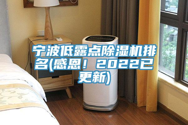 寧波低露點(diǎn)除濕機排名(感恩！2022已更新)