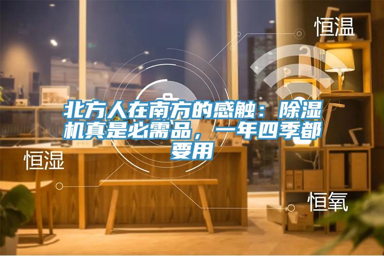 北方人在南方的感觸：除濕機真是必需品，一年四季都要用