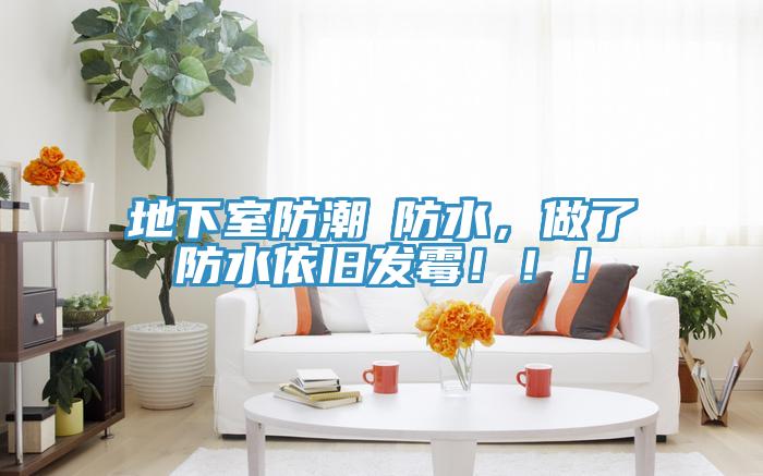 地下室防潮≠防水，做了防水依舊發(fā)霉?。?！