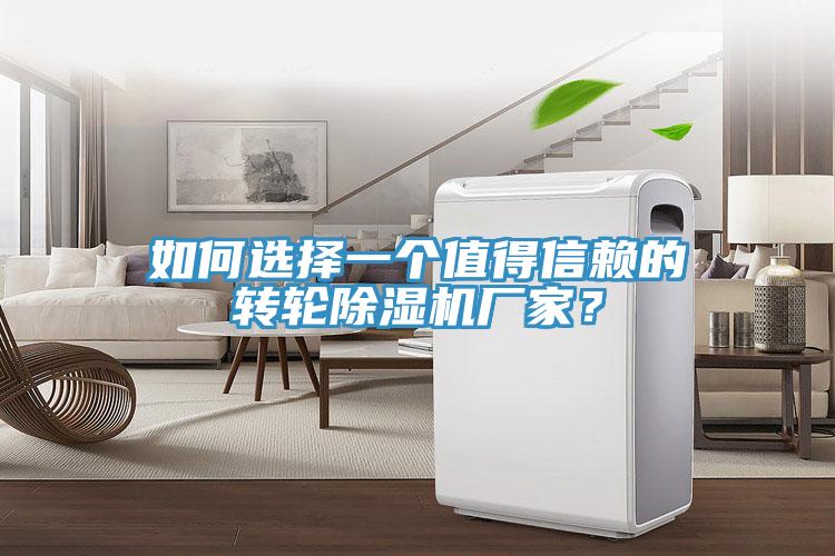 如何選擇一個(gè)值得信賴(lài)的轉輪除濕機廠(chǎng)家？