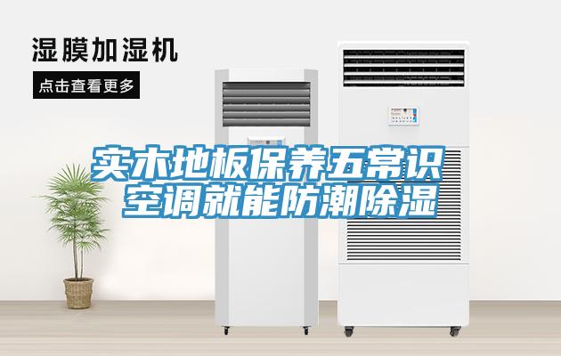 實(shí)木地板保養五常識 空調就能防潮除濕