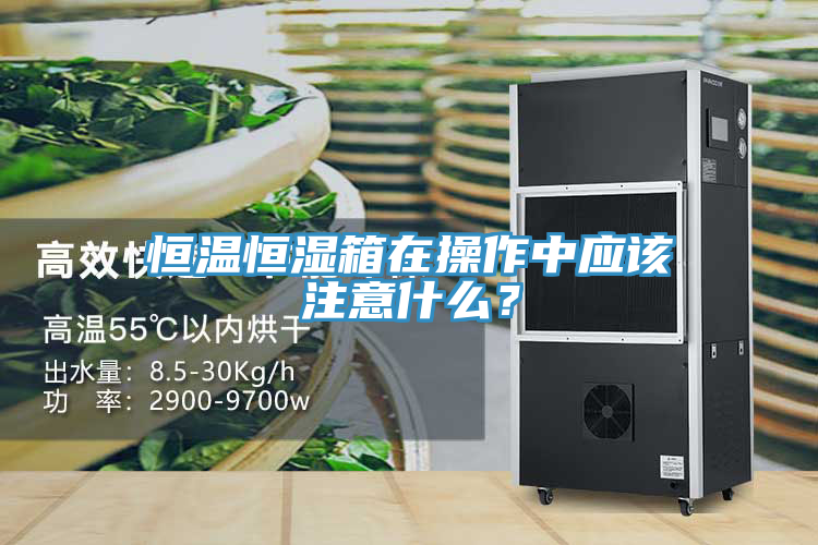 恒溫恒濕箱在操作中應該注意什么？