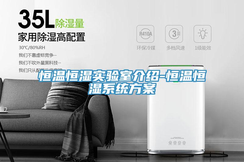 恒溫恒濕實(shí)驗室介紹-恒溫恒濕系統方案