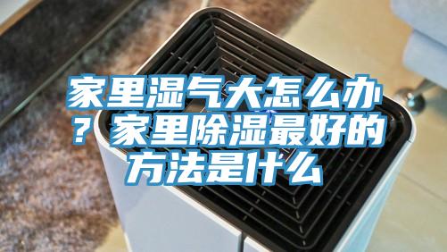 家里濕氣大怎么辦？家里除濕最好的方法是什么