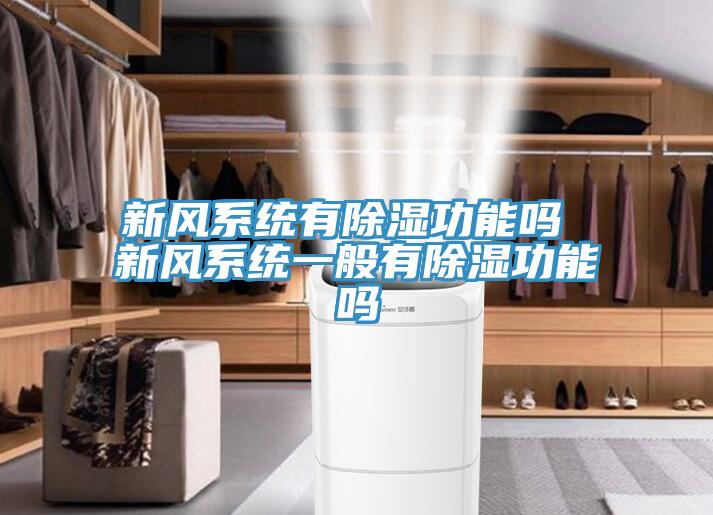 新風(fēng)系統有除濕功能嗎 新風(fēng)系統一般有除濕功能嗎