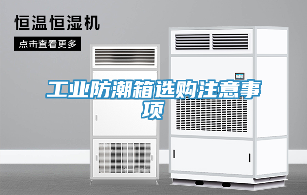 工業(yè)防潮箱選購注意事項