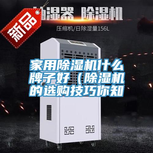 家用除濕機什么牌子好（除濕機的選購技巧你知