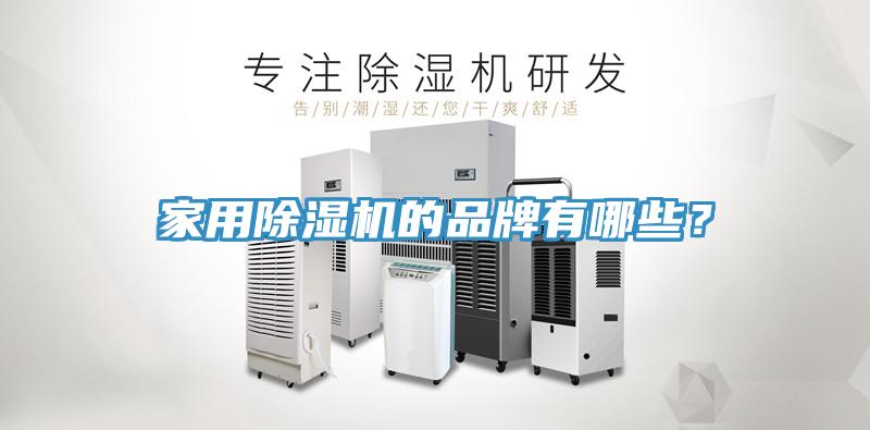 家用除濕機的品牌有哪些？