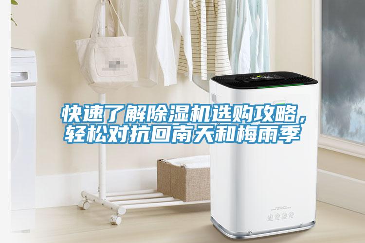 快速了解除濕機選購攻略，輕松對抗回南天和梅雨季
