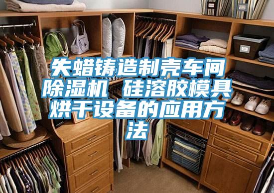 失蠟鑄造制殼車(chē)間除濕機 硅溶膠模具烘干設備的應用方法