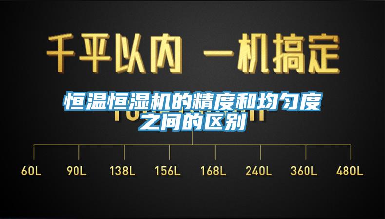 恒溫恒濕機的精度和均勻度之間的區別