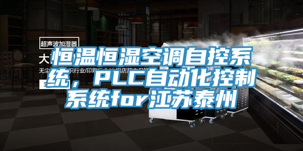 恒溫恒濕空調自控系統，PLC自動(dòng)化控制系統for江蘇泰州