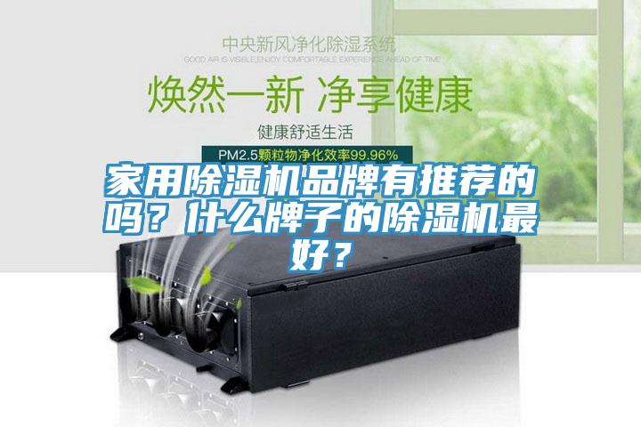 家用除濕機品牌有推薦的嗎？什么牌子的除濕機最好？