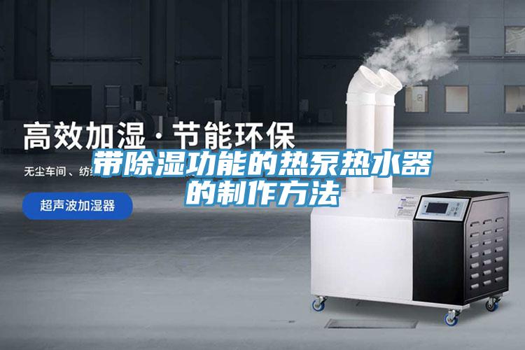 帶除濕功能的熱泵熱水器的制作方法