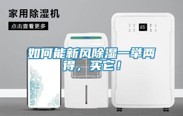 如何能新風(fēng)除濕一舉兩得，買(mǎi)它！