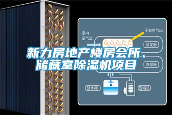 新力房地產(chǎn)樓房會(huì )所、儲藏室除濕機項目