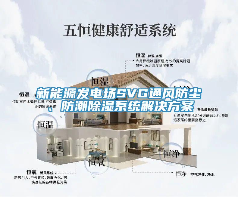 新能源發(fā)電場(chǎng)SVG通風(fēng)防塵、防潮除濕系統解決方案