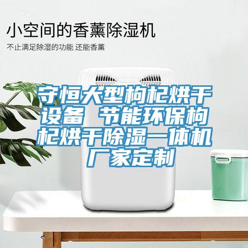 守恒大型枸杞烘干設備 節能環(huán)保枸杞烘干除濕一體機 廠(chǎng)家定制