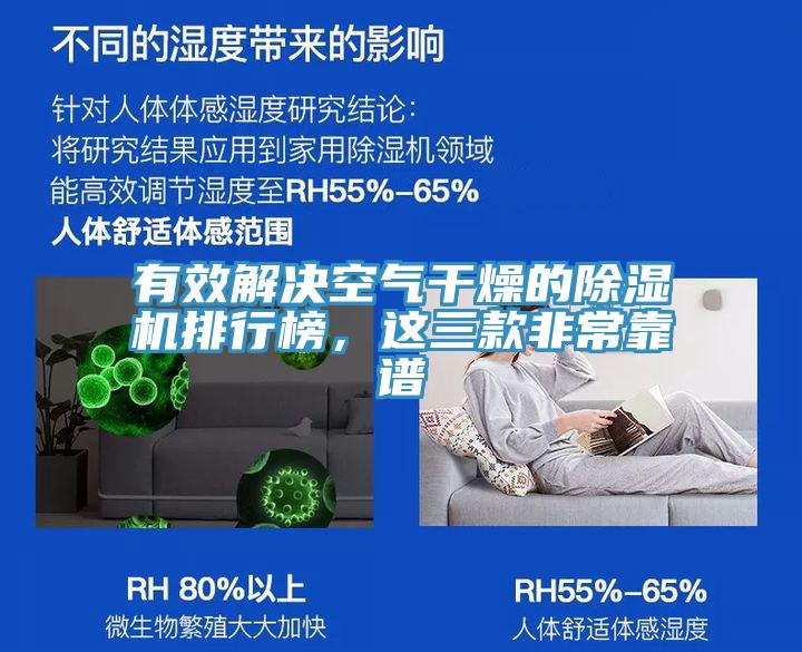 有效解決空氣干燥的除濕機排行榜，這三款非?？孔V