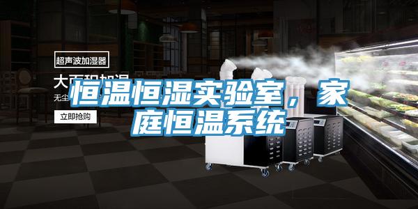 恒溫恒濕實(shí)驗室，家庭恒溫系統