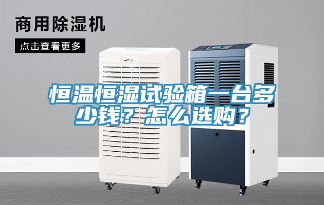 恒溫恒濕試驗箱一臺多少錢(qián)？怎么選購？