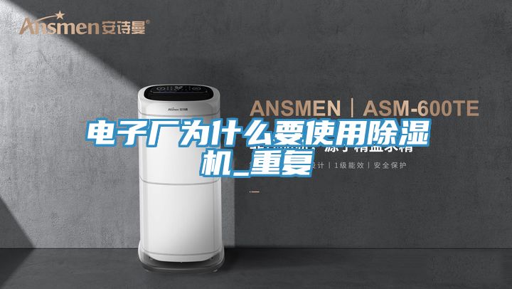 電子廠(chǎng)為什么要使用除濕機_重復