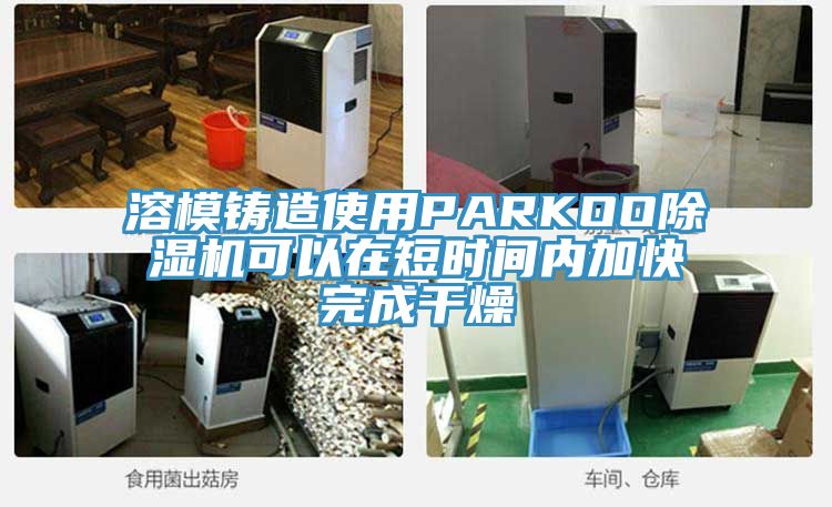 溶模鑄造使用PARKOO除濕機可以在短時(shí)間內加快完成干燥