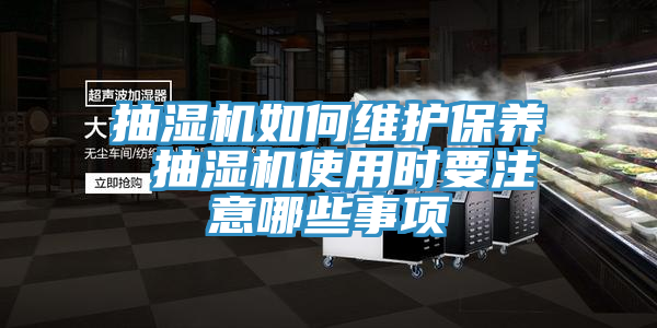 抽濕機如何維護保養 抽濕機使用時(shí)要注意哪些事項