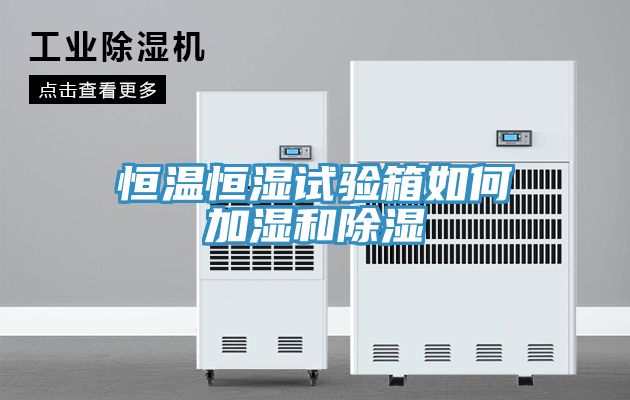 恒溫恒濕試驗箱如何加濕和除濕