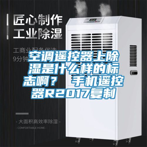 空調遙控器上除濕是什么樣的標志??？ 手機遙控器R2017復制