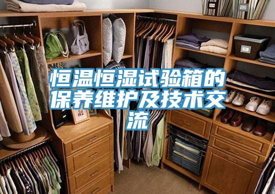 恒溫恒濕試驗箱的保養維護及技術(shù)交流