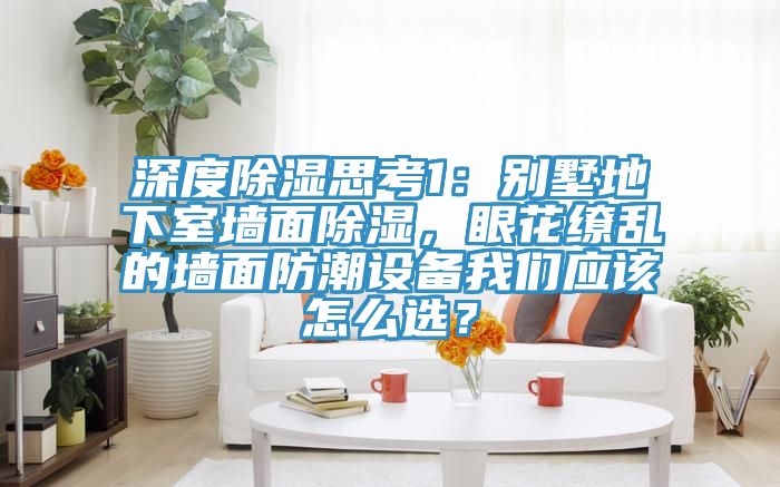 深度除濕思考1：別墅地下室墻面除濕，眼花繚亂的墻面防潮設備我們應該怎么選？