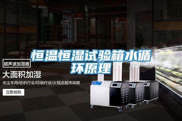 恒溫恒濕試驗箱水循環(huán)原理