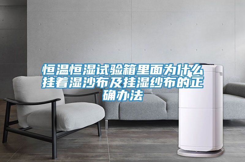 恒溫恒濕試驗箱里面為什么掛著(zhù)濕沙布及掛濕紗布的正確辦法