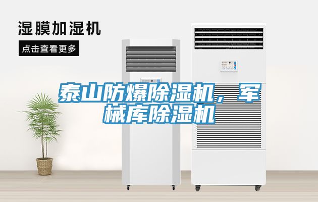 泰山防爆除濕機，軍械庫除濕機