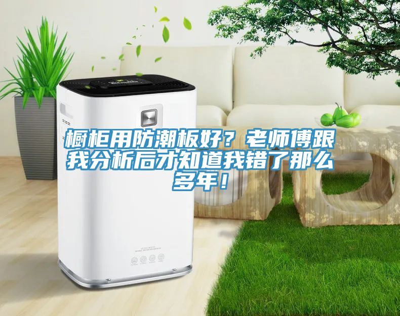 櫥柜用防潮板好？老師傅跟我分析后才知道我錯了那么多年！