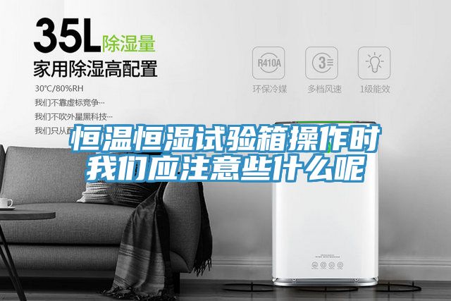 恒溫恒濕試驗箱操作時(shí)我們應注意些什么呢